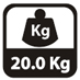 Hmotnost 20 kg